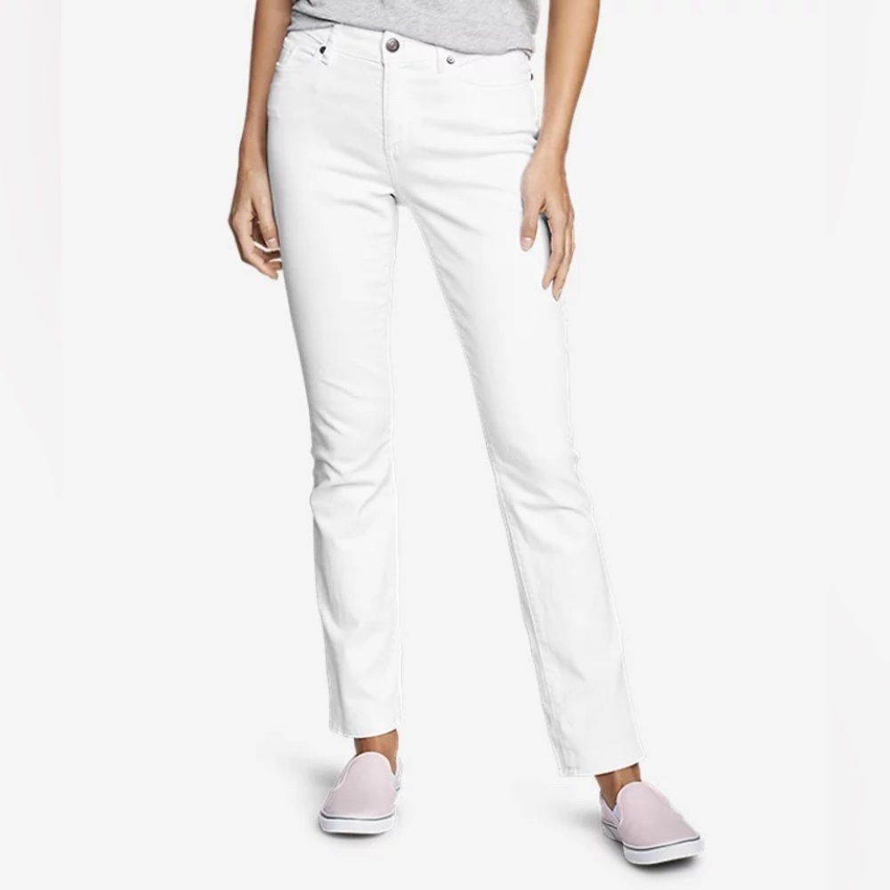 Eddie Bauer slightly curvy straight leg